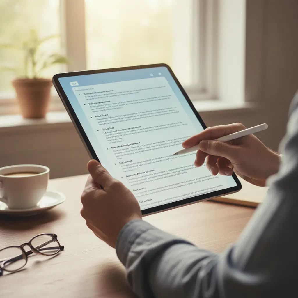 Readability workflow illustration
